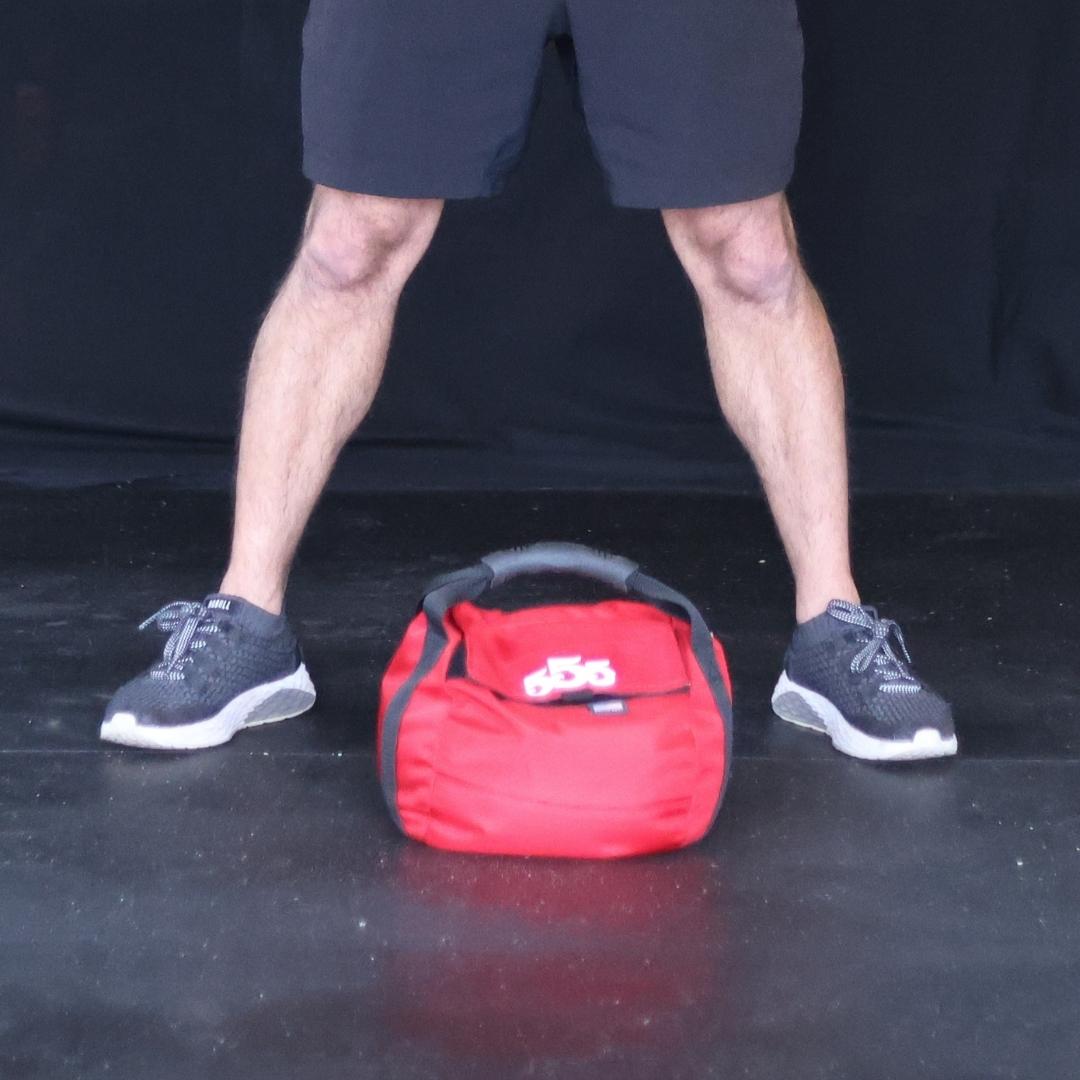 Sand Kettlebell (555 Fitness in Red) - Medium | from 15-35lbs