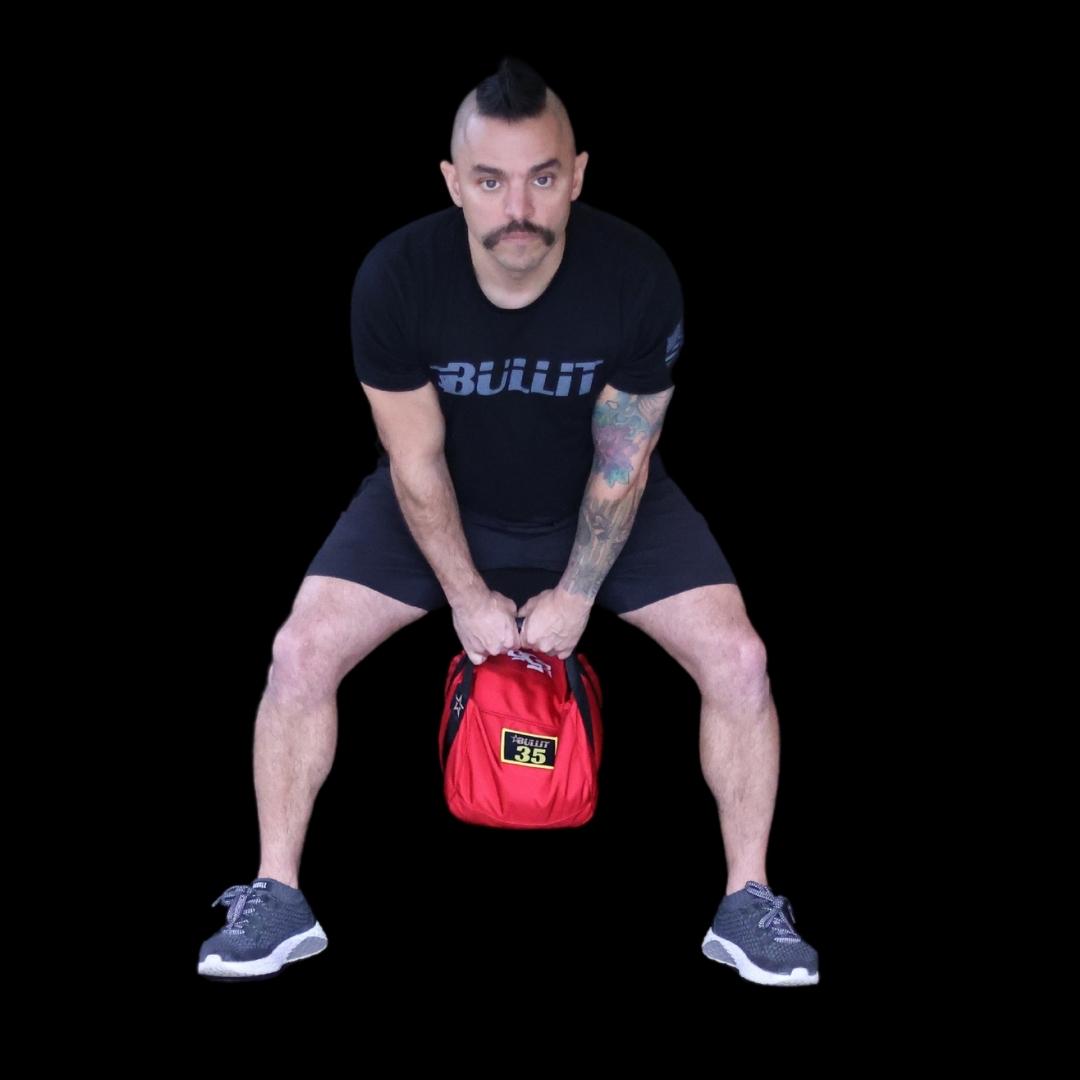 Sand Kettlebell (555 Fitness in Red) - Medium | from 15-35lbs