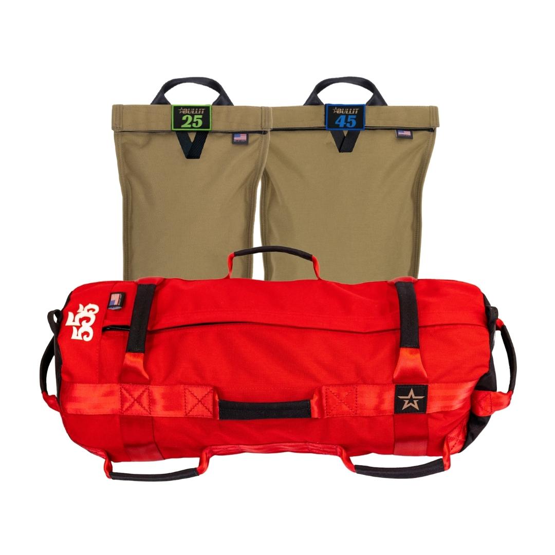 BASE TRAINING BAG (555 Fitness in Red) | 25-80lbs