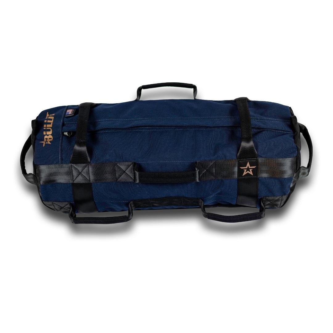 Navy 1000D black seatbelt web with  8 handles
