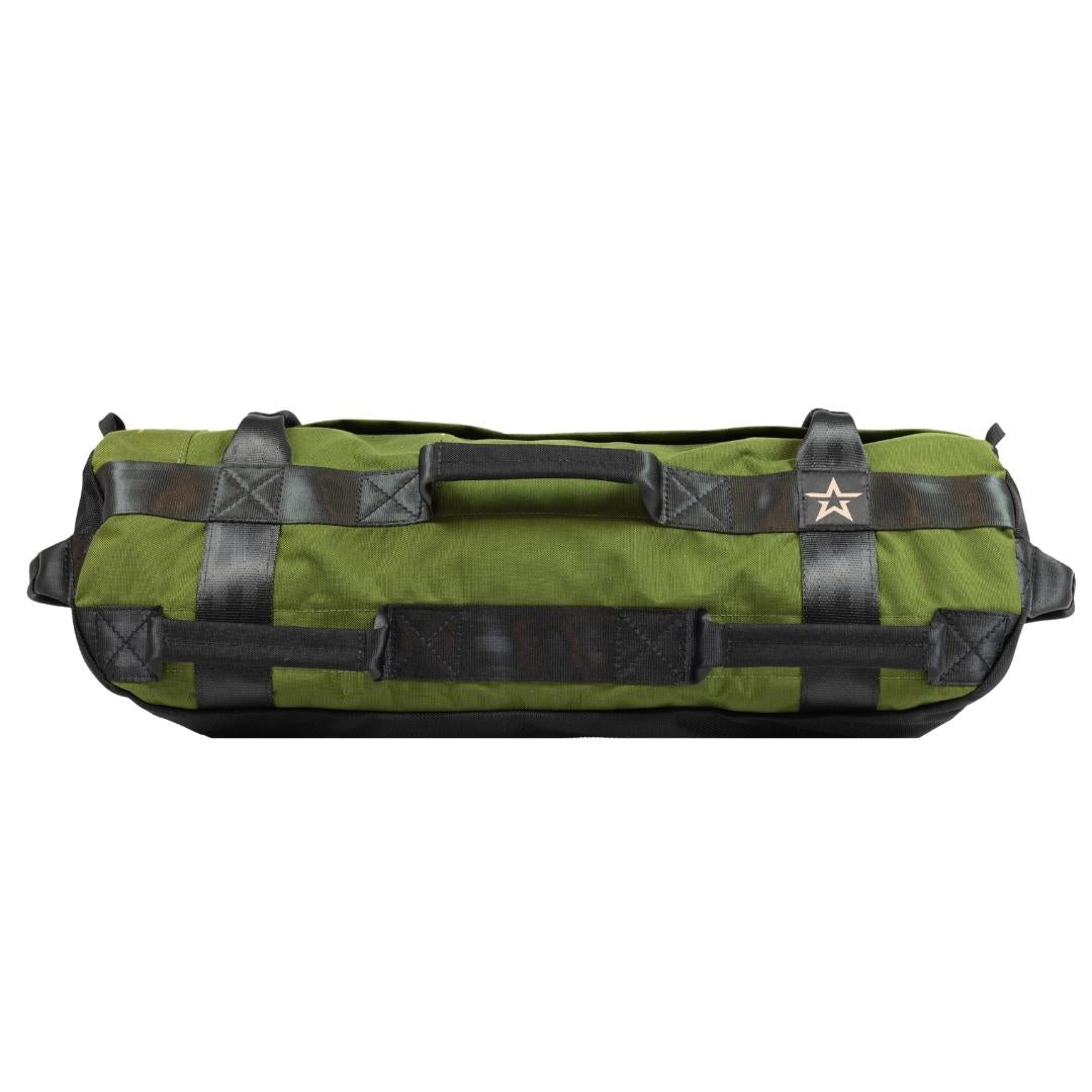 OD Green 1000D black seatbelt web with 8 handles