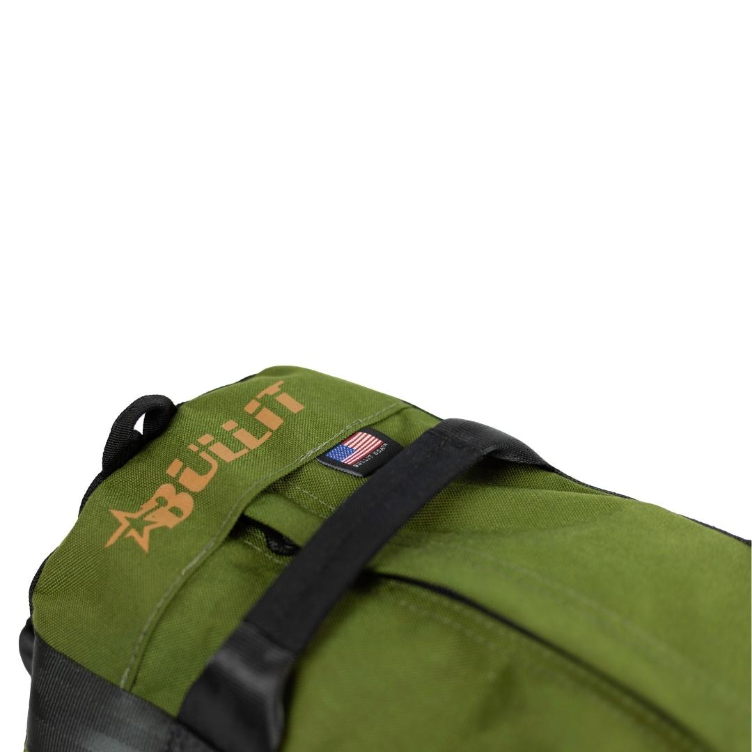OD Green 1000D black seatbelt web with 8 handles