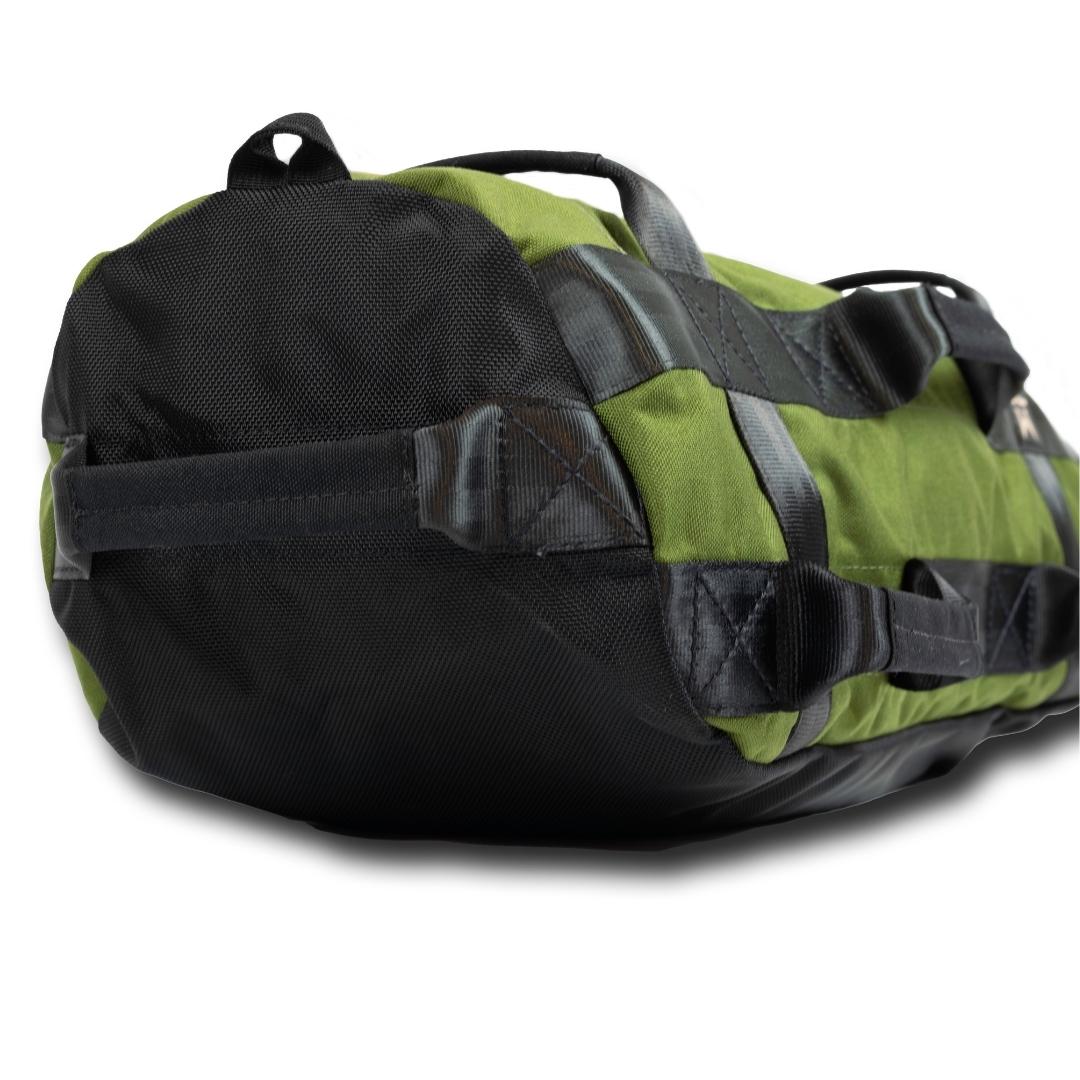 OD Green 1000D black seatbelt web with  8 handles