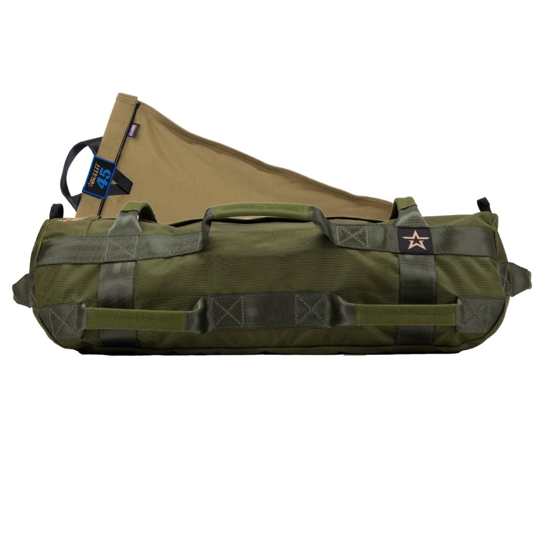 OD Green 1000D fabric OD Green  seatbelt web coyote filler 10 handles