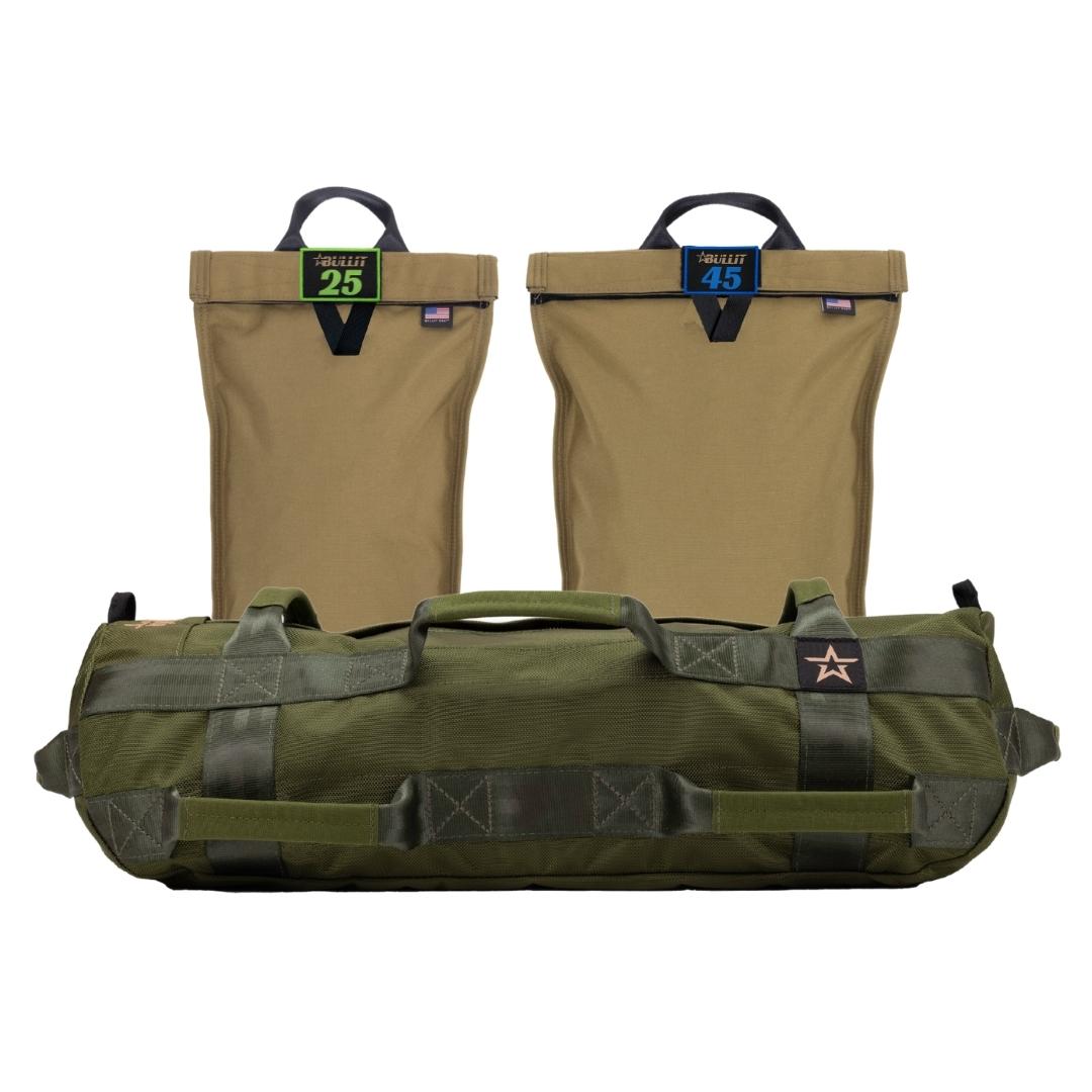 OD Green 1000D fabric OD Green  seatbelt web coyote filler 10 handles