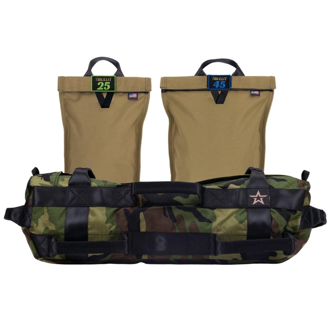 ELITE TRAINING BAG (Woodland Camo) | 25-80lbs